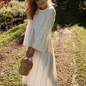 Dôen Noisette Dress - White